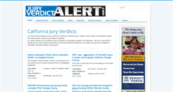 Desktop Screenshot of juryverdictalert.com